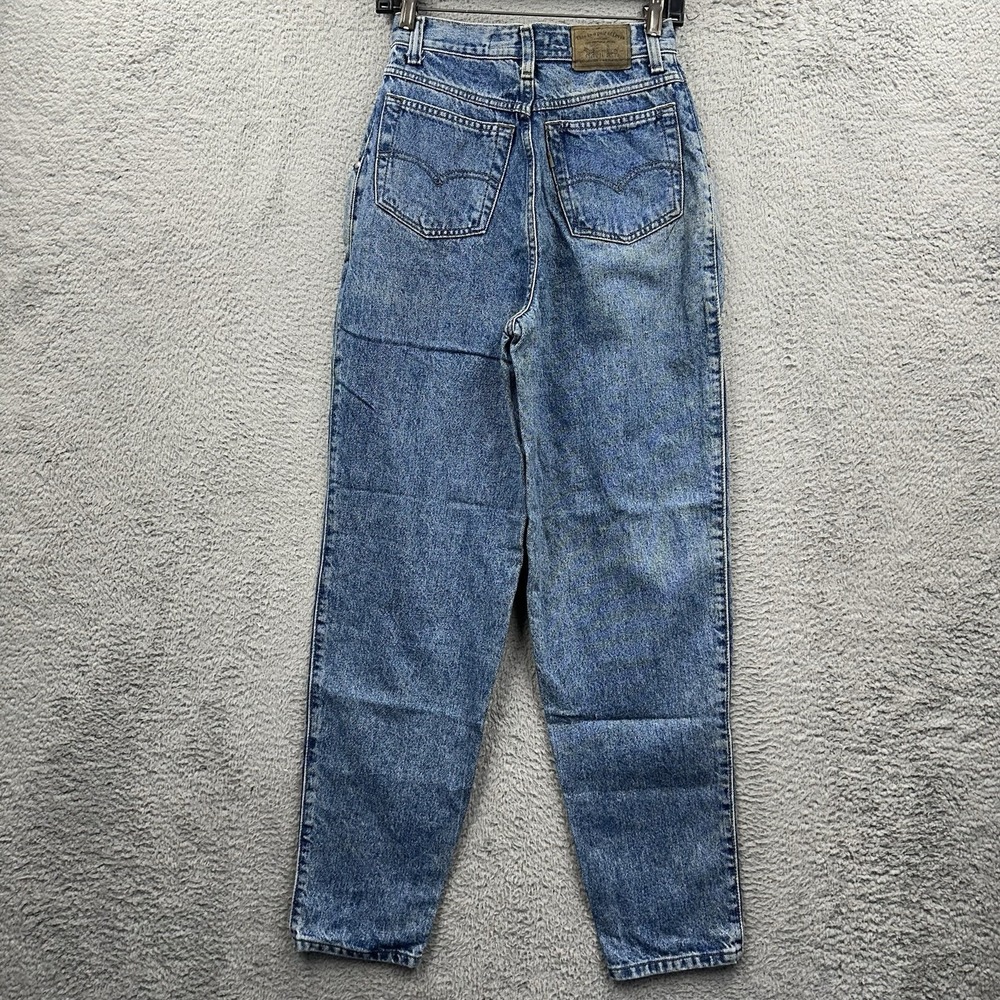 Levis 900 Series Denim Jeans Juniors 7 Blue High Waisted Mom 90s Y2K Vintage